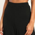 Lulus Blissful Beginnings Black Wide-Leg Lounge Pants Photo 3