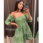 ZARA  openwork Embroidered Dress size XS Photo 4