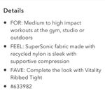 Athleta NWT  Vitality Rib Tank in Velvet Plum XS Photo 10