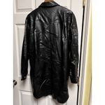 Bagatelle 035-010  Collection Womens XL Black Faux Leather‎ Shacket Shirt Jacket Photo 4