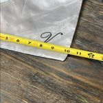 Victoria's Secret  Silver Satin Storage Bag with Black Ribbon Photo 5