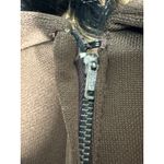 American Vintage 1960s Norman for At Home Wear Quilted Floral Hostess Brown Maxi Dress medium Photo 13