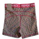 Nike  Pro Women's 3” High Rise Athletic Shorts - Multicolor Photo 1