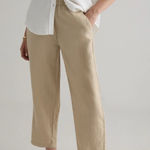 Quince European Linen Pants in Driftwood NWT Size XS Photo 0