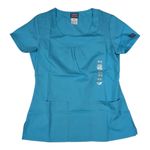 Authentic Cherokee Workwear Cherokee Workwear Set Womens XS Flare Pant and Round Neck Top Scrubs Drawstring Photo 5