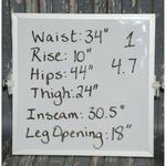 Nine West  Denim Blue Jeans Size 12 X 30 Straight Leg Embroidered Bling Boot Photo 10