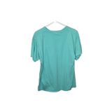 Delta Pro Weight Red White Blue Graphic Print LOVE America Teal T-Shirt Sz L Photo 4