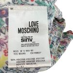 Love moschino ‎ Dress Tank Sleeveless Floral Print Jersey Pockets Size US 8 Photo 10