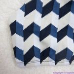 NEW Seea x Free People Georgia bikini top chevron blue black, XS Photo 4