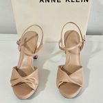 Anne Klein  Valentine Wide Women's Sandals Size 8 - Taupe - Vale06F9 Photo 1