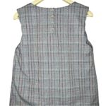 Modcloth  Plaid Sleeveless Top Medium Photo 4