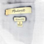 Madewell Oversized Button-Down Shirt (size M) Rich Blue Photo 2
