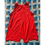 Athleta  Pop Space Tank Shirt‎ Womens Small Red Lightweight  Run Photo 5