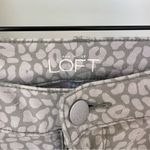 Loft Modern Skinny Ankle Zip Jeans in Animal Print SZ 31/12 Photo 9