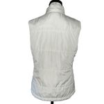 IZOD  off-white/plaid reversible puffer vest‎ medium Photo 1