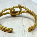 JULIE VOS 24K gold plated serpent cuff, NWOT Photo 11