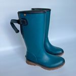 BOGS Women's Size 6 Amanda II Tall Rain Boot Teal Blue‎ Outdoors Gardening Farm Green Photo 8