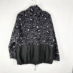 Lane Bryant LIVI  Plus Size‎ 18 20 Pullover Fleece Gray Leopard Color Block E Photo 1