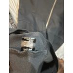 Olivaceous Black Dress Snakeskin Faux Leather Detail Career Party Mini Dress Photo 5