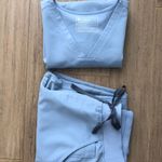 FIGS Dusty Blue Scrubs Set Photo 0