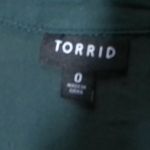 Torrid  Hunter Green Shirt Dress Photo 1