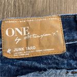 One Teaspoon  Junkyard Distressed Blue Jean Skirt Size‎ 25 Photo 6