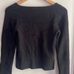 OAK + FORT SWEETHEART NECKLINE TOP Black Size M Photo 9