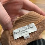 Michael Stars  V-Neck‎ Pullover Sweatshirt Womens Size XL Brown Relaxed Fit Comfy Photo 3