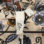 Elan  Women’s Boho Floral Print Cotton Split Neck Flutter Sleeve Top & Skirt Set Photo 7