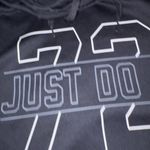 Nike  Black Pullover Hoodie with Embroidered 72 Photo 2