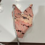 Gymshark Strappy Back One Piece Swimsuit in Light Pink Print Size M Photo 8