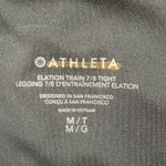 Athleta  Elation Train 7/8 Tight Legging Black Medium Tall Workout Athleisure Photo 3