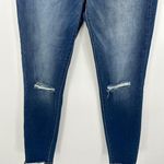 Carly Jean Medium Wash High Rise Denim Jeans Cut Off Distressed Womens Size 9 Photo 2