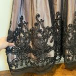 EUC | SLNY women’s tulle skirt‎ dress with lace — size 14 Black Photo 2