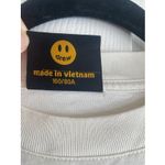 Drew  House Womens XXS Oversized Ivory Smiley Graphic Tee Photo 4