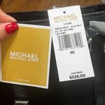 Michael Kors  Cassie Floral Applique Black Leather Large Satchel Crossbody Bag Photo 6