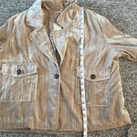 Mystree NWT  Beige Cropped Velvet Jacket Sz M Photo 2