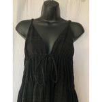 ASTR  The Label Lizbeth Maxi Sun Dress in Black Woman’s Sz S Spaghetti straps‎ Photo 4