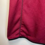 Powder River Outfitters Panhandle Womens 1/4 Zip Pullover Burgundy Pockets Large Red Photo 12