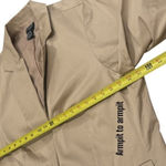 Sandro NEW  Single Button Tan Lightweight Blazer Capsule Career Old Money Chic 2X Photo 8