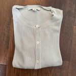 Banana Republic  celadon green silk cardigan, vintage, size M Photo 3