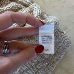 Braeve Beige Knit Criss Cross Front Sweater Blouse Sz XS Photo 3