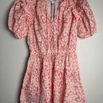 Pinch Women Size‎ Large Ruffles Mini Floral Dress Short Puffy Sleeves Modest New Orange Photo 0