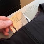 Byer California 90s Tres Paquette Byer CA USA Made Black Silky Beaded Collar Short Sleeve Blouse Photo 5