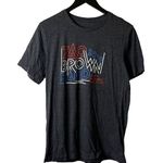 2019 Zac Brown Band T Shirt Gray Large L Graphic Tee Cotton Short Sleeve Solid Photo 0
