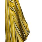 Siren Lily ‎ Women's 1X Yellow Striped Button Down Tunic Shirt Dress Photo 2