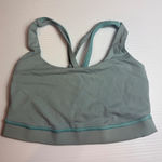 Lululemon  Sports Bra‎ Light Support Crisscross Back Teal Blue Activewear 6 Photo 0