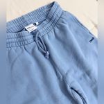 Aritzia  TNA Sweatfleece Cozy Fleece Boyfriend Pant - French Blue - S Photo 2