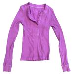 Aerie  fitted thermal pink size small American Eagle offline basic Photo 0