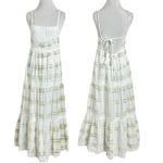 Aerie Tie Dye Maxi Dress White Size Small Ethereal Goddess Summer Bohemian Beach Photo 4